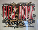 New Home Leopard & Stripe T-Shirt
