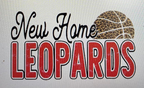 New Home Leopard Basketball Shirt